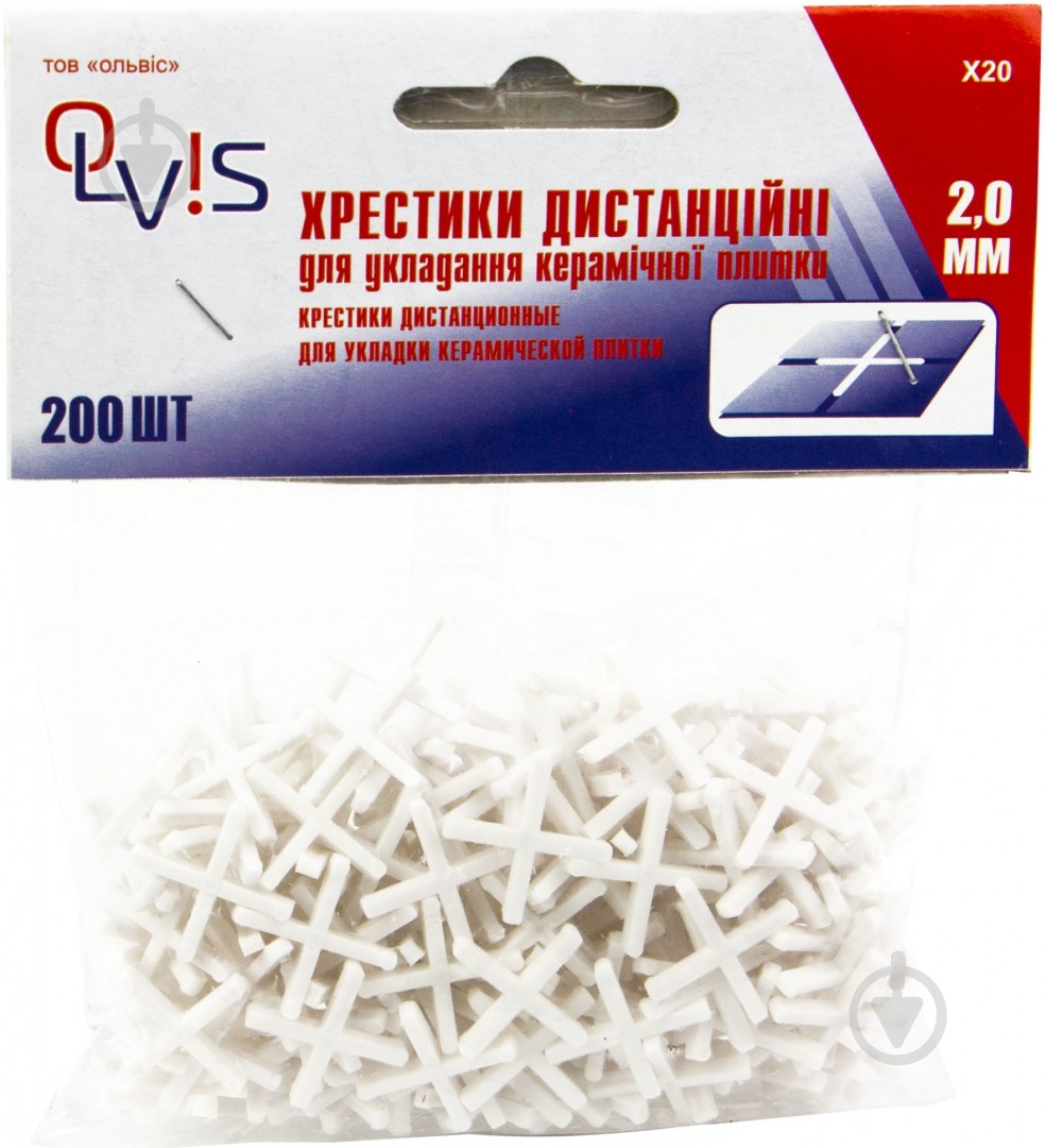 Хрестики 2мм (пачка=120/100)