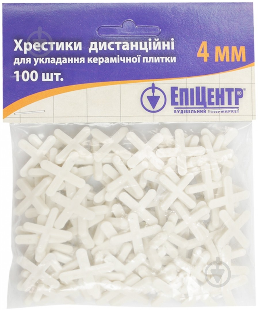 Хрестики 4мм(п=100)