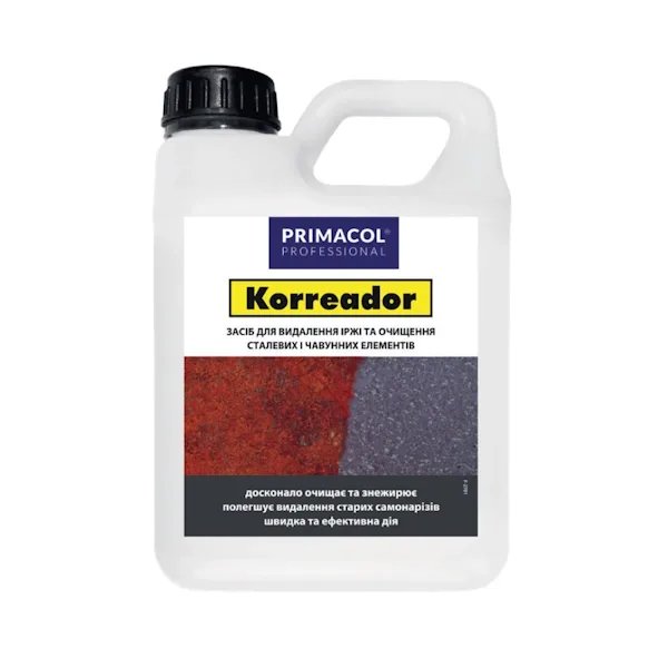 Засіб Байріс 1л для видалення іржі Primacol\\Korreador