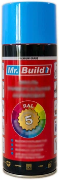 Фарба аероз MR BUILD Голубий RAL 5015 400мл (12шт/уп)