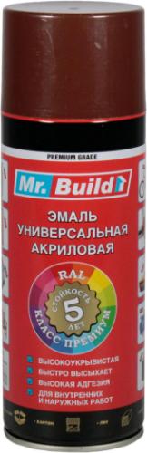 Фарба аероз MR BUILD Горіховий RAL 8008 400мл (12шт/уп)