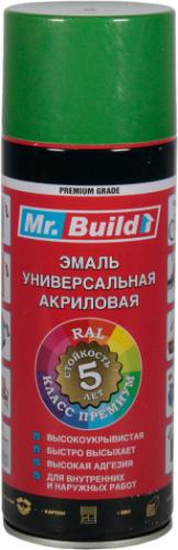 Фарба аероз MR BUILD Листково-зелений RAL 6002 400мл (12шт/уп)