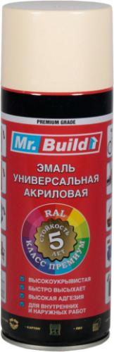 Фарба аероз MR BUILD Слоново Кістка RAL1015 400мл (12шт/уп)