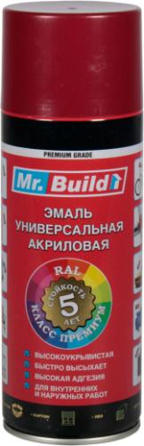 Фарба аероз MR BUILD Темно-вишн RAL 3005 400мл (12шт/уп)