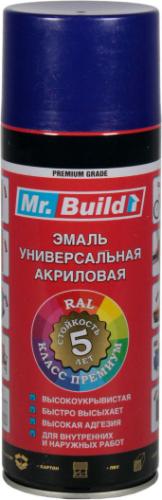 Фарба аероз MR BUILD Темно-Синій RAL 5022 400мл (12шт/уп)