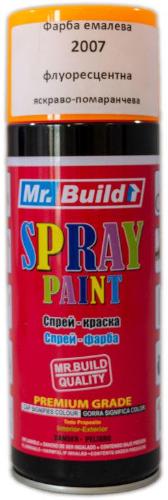 Фарба аероз MR BUILD Флуорес яскраво-оранж RAL 2007 400мл (12шт/уп)