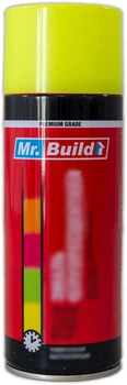 Фарба аероз MR BUILD Флуорес-жовтий RAL1026 400мл (12шт/уп)