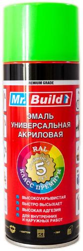 Фарба аероз MR BUILD Флуорес-зелений RAL 6038 400мл (12шт/уп)