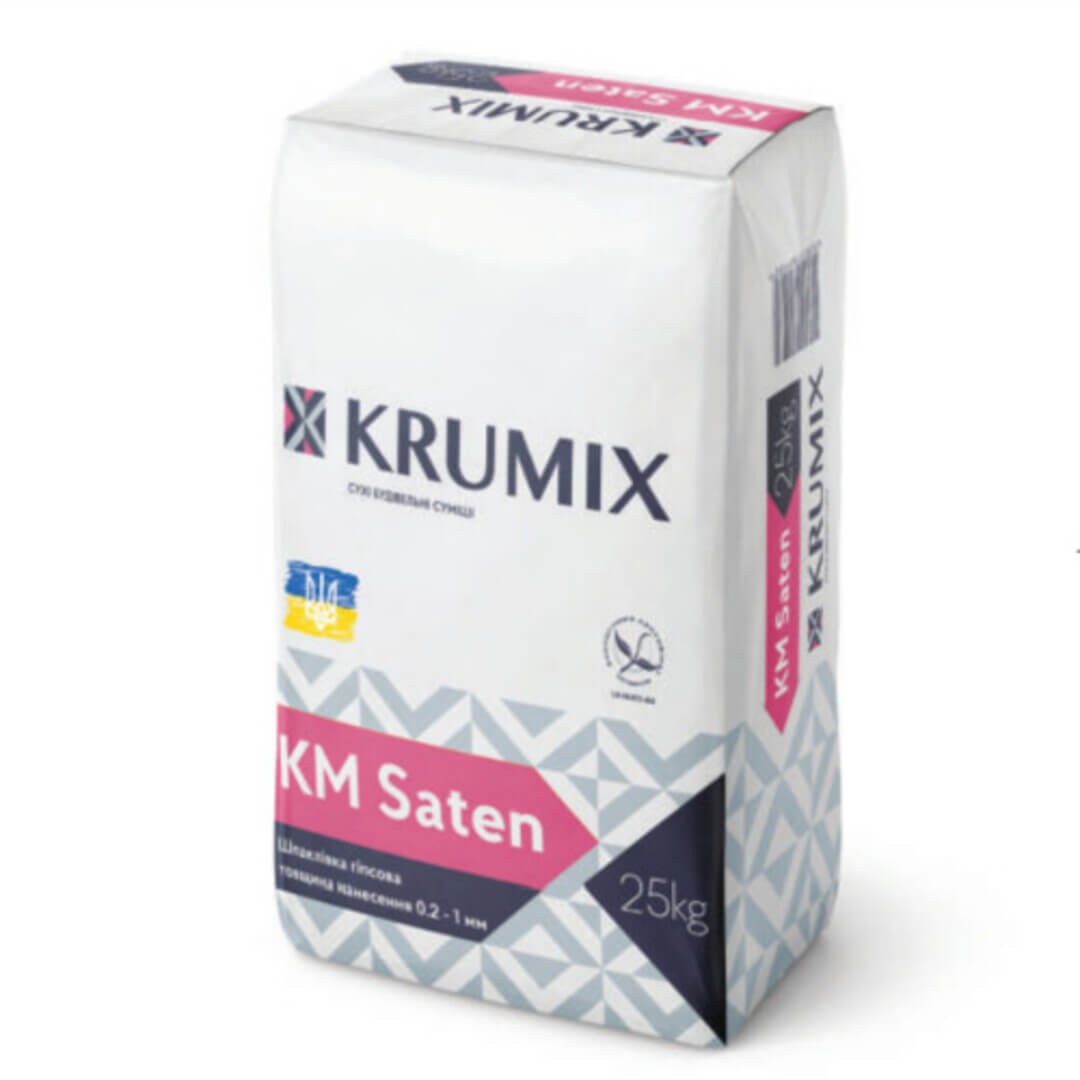 Шпаклівка Krumix САТЕН 25кг (45шт/п)