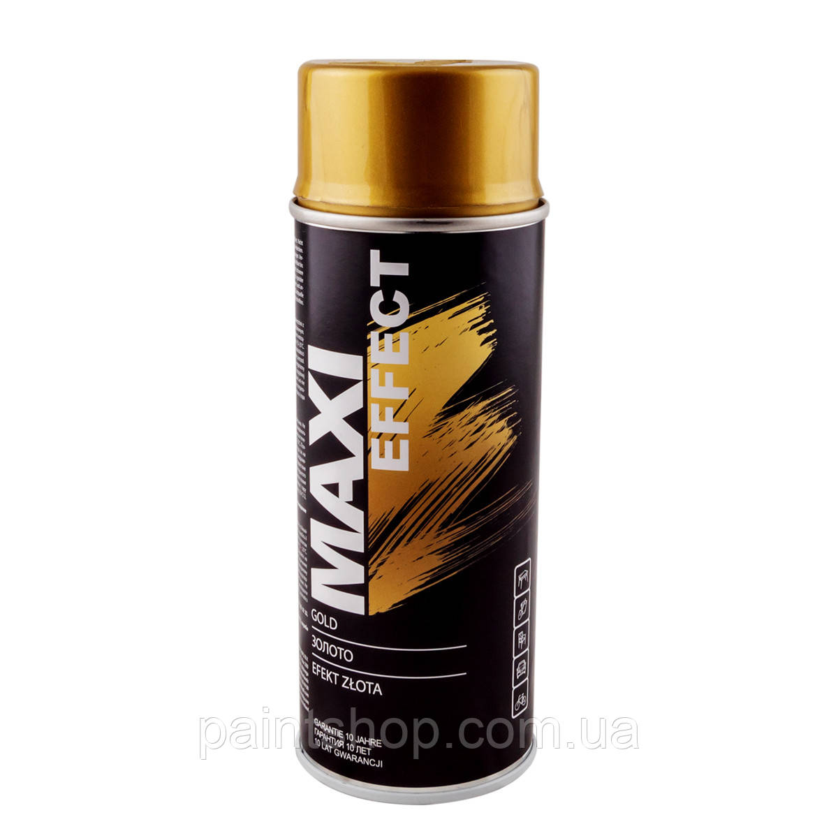 Емаль аероз. 400 мл Maxi Color зі спец ефектом золото