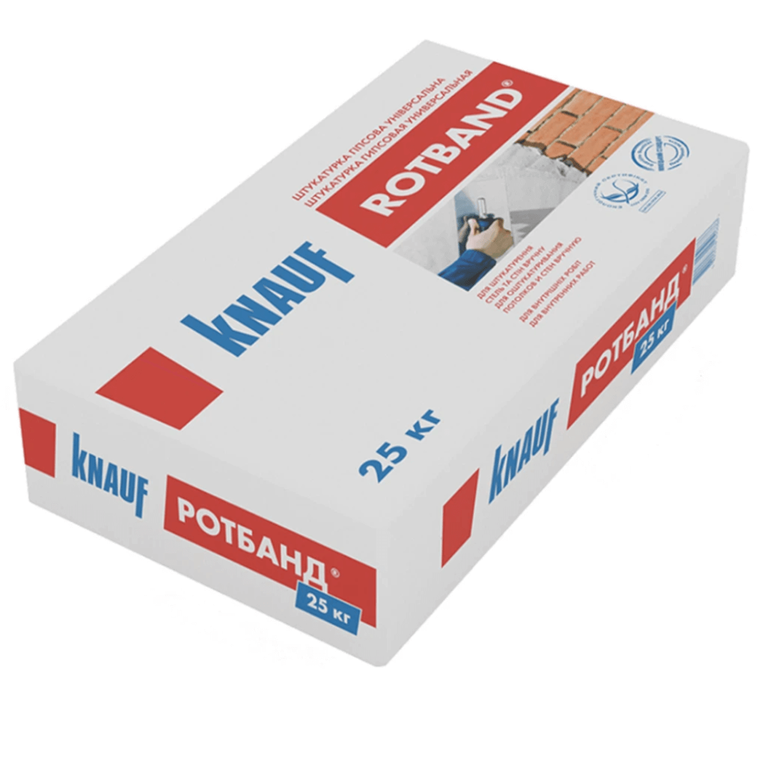 Шпаклівка KNAUF Ротбанд 25кг пал=40шт
