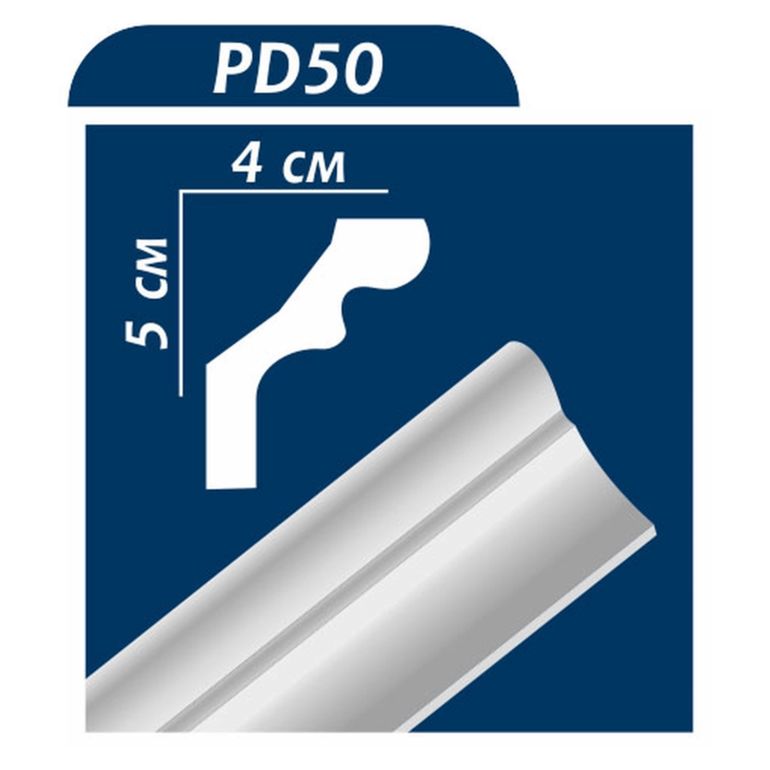 Багети Преміум Декор РD 50/50*40* 2м ( уп\55шт) №1727