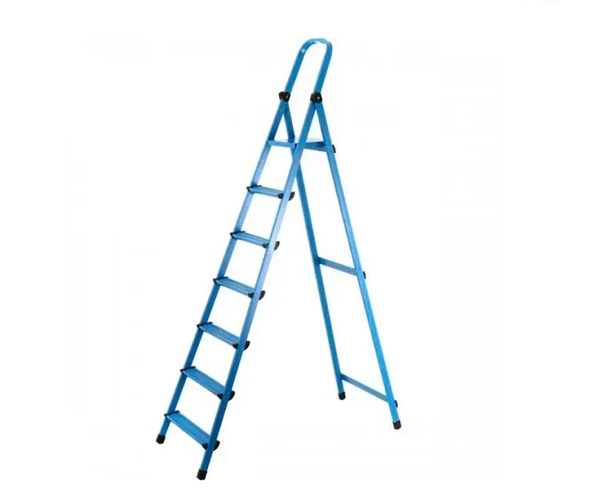 Драбина стрем'янка 7 сх. Синя (роб.вис. 3,68м)Work`s