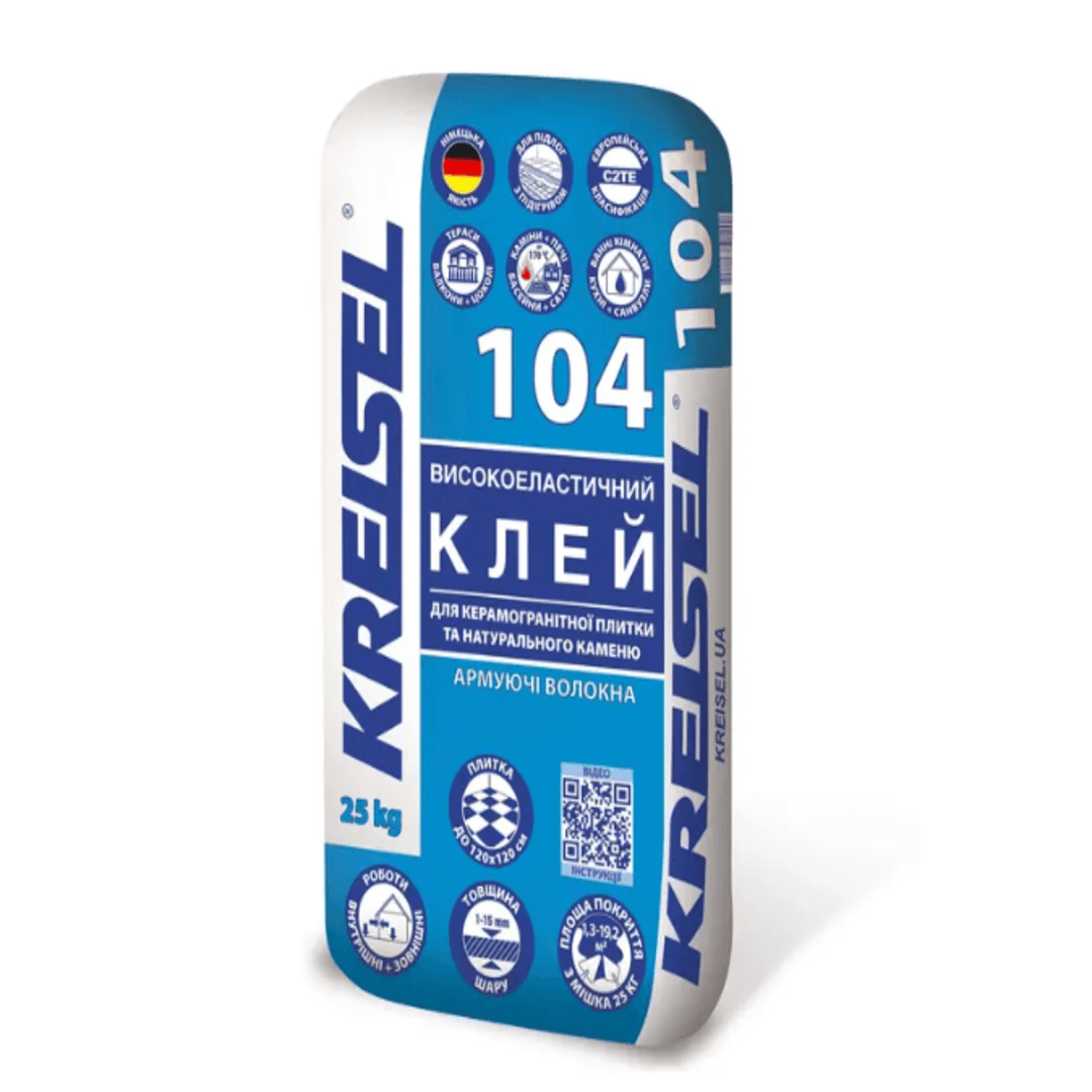 Клей Kreisel 104 для плитки еластична 25кг