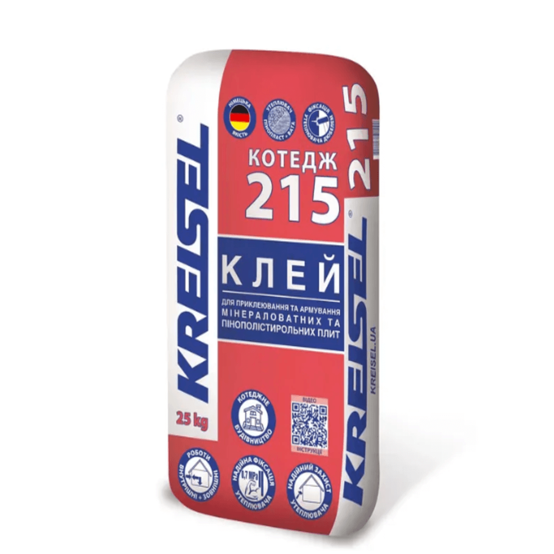 Клей Kreisel 215 для армування пiнополістиролу 25кг