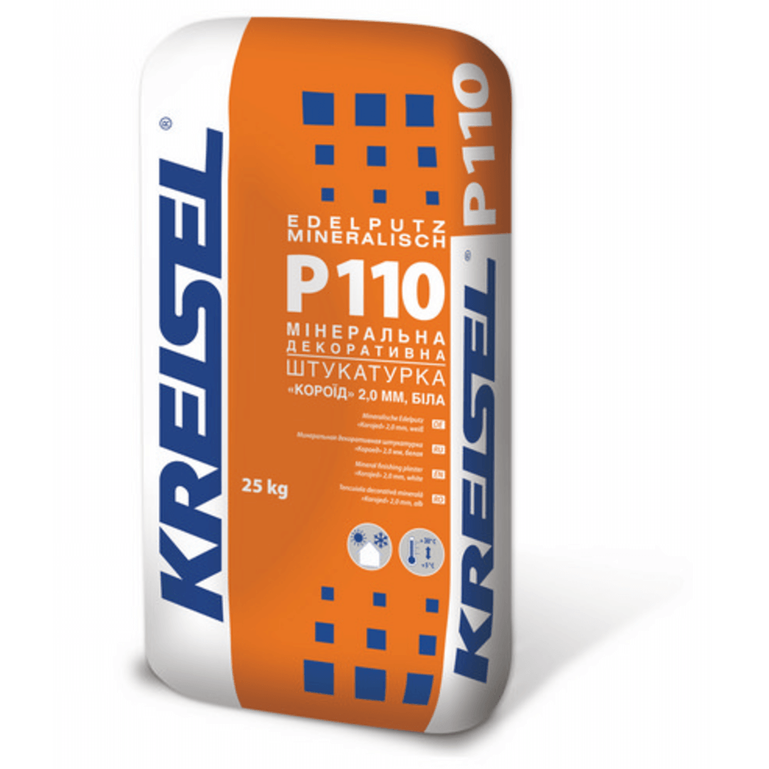 Штукатурка Kreisel Р110 короїд, 25 кг 3 мм