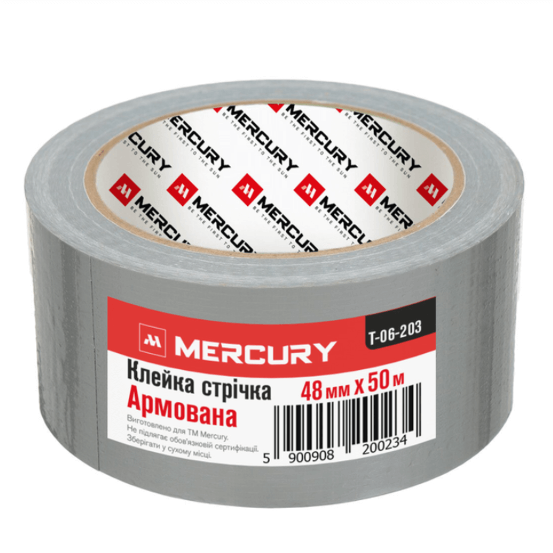 Скотч армований 48*25м Mercury