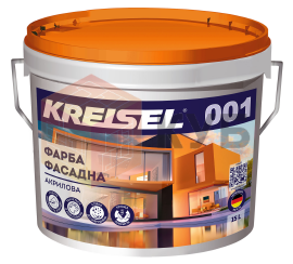 Фарба Kreisel фасадна АКРИЛОВА 001 База А 15л