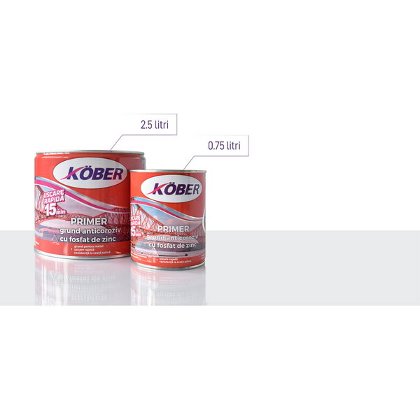 Грунт Kober Праймер черв-корич 0,75л (G5173-2)