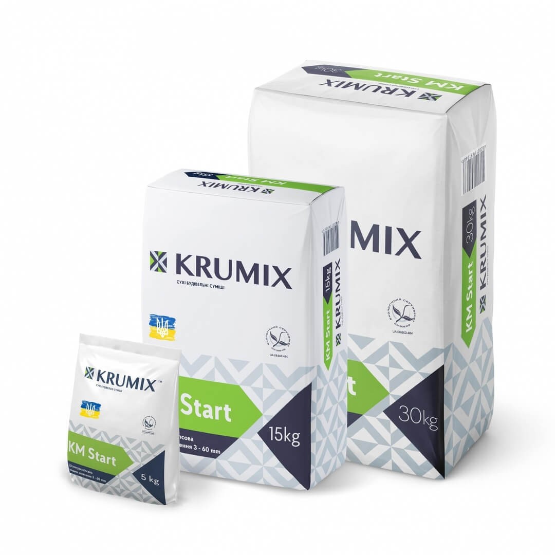 Шпаклівка Krumix Старт 30 кг п=40шт
