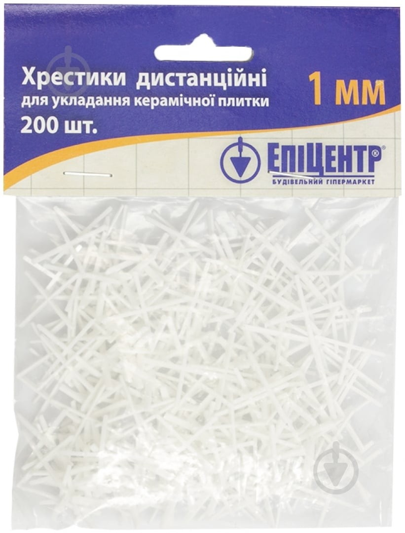 Хрестики 1,0мм (пачка=200)