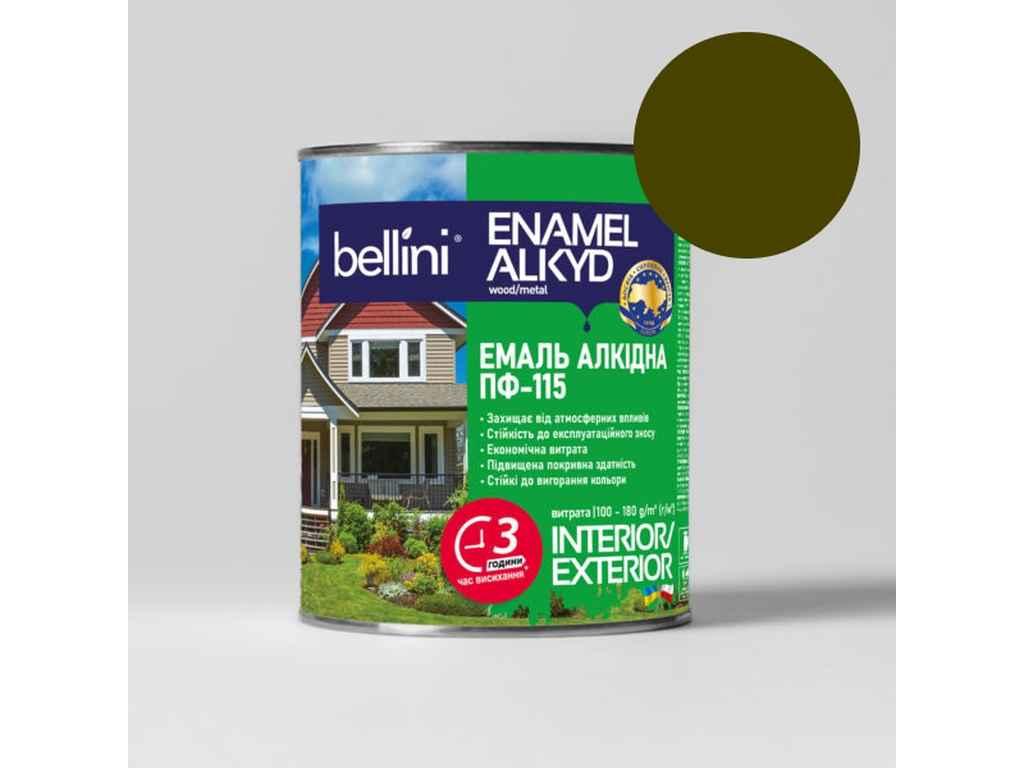 Емаль алкідна Belini ПФ-115 0.9кг хакі