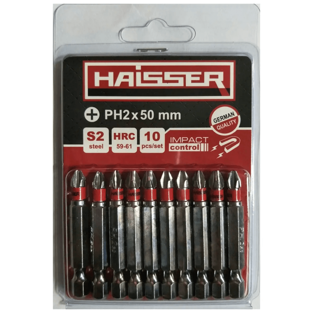Біта (насадка) РН2 х50мм Haisser (уп-10шт)