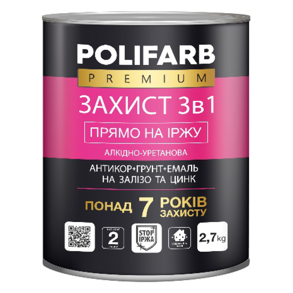 Захист 3в1 Polifarb мор.зел 0,9кг