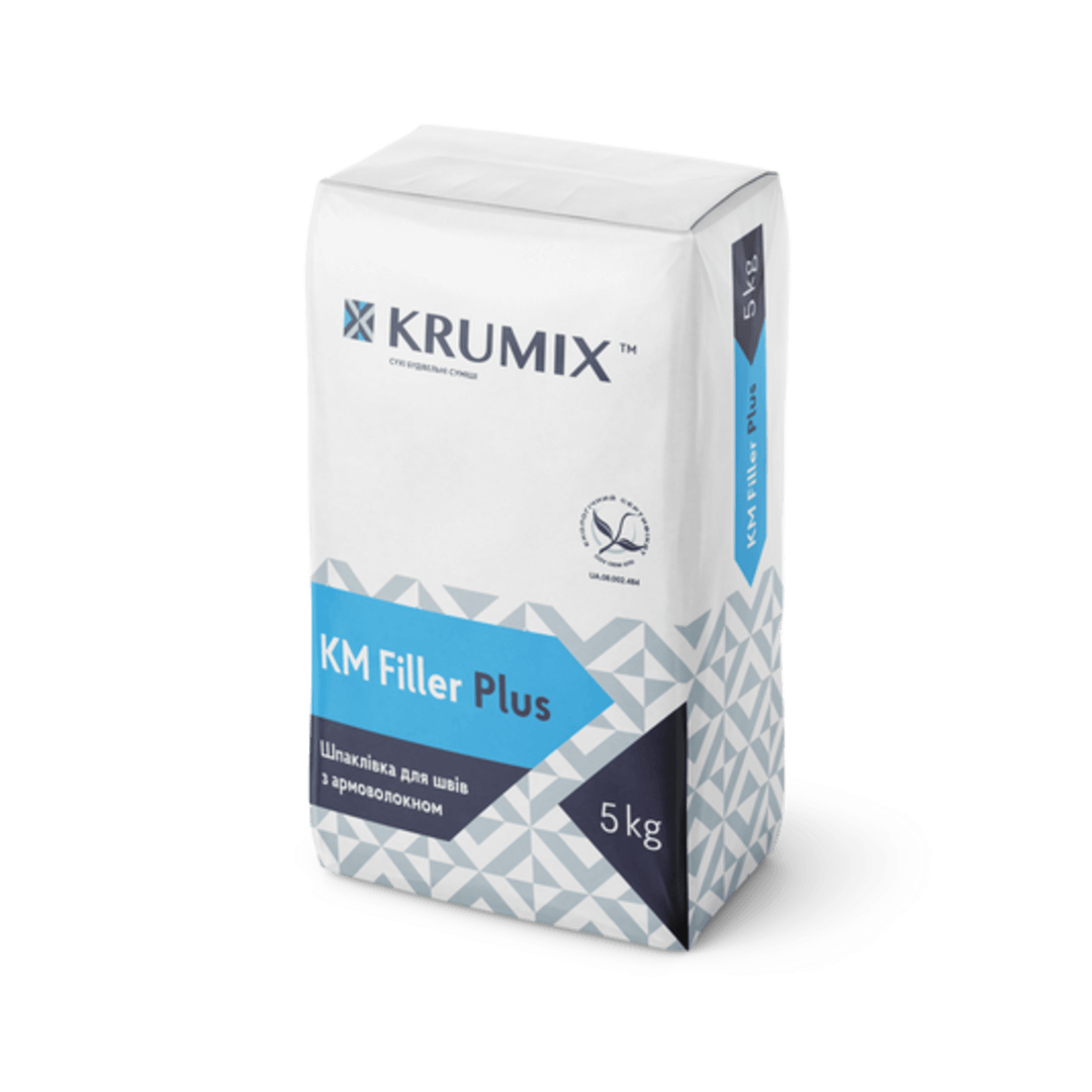 Шпаклівка Krumix Filler Plus (аналог Уніфлот) 5кг для швів п=252шт