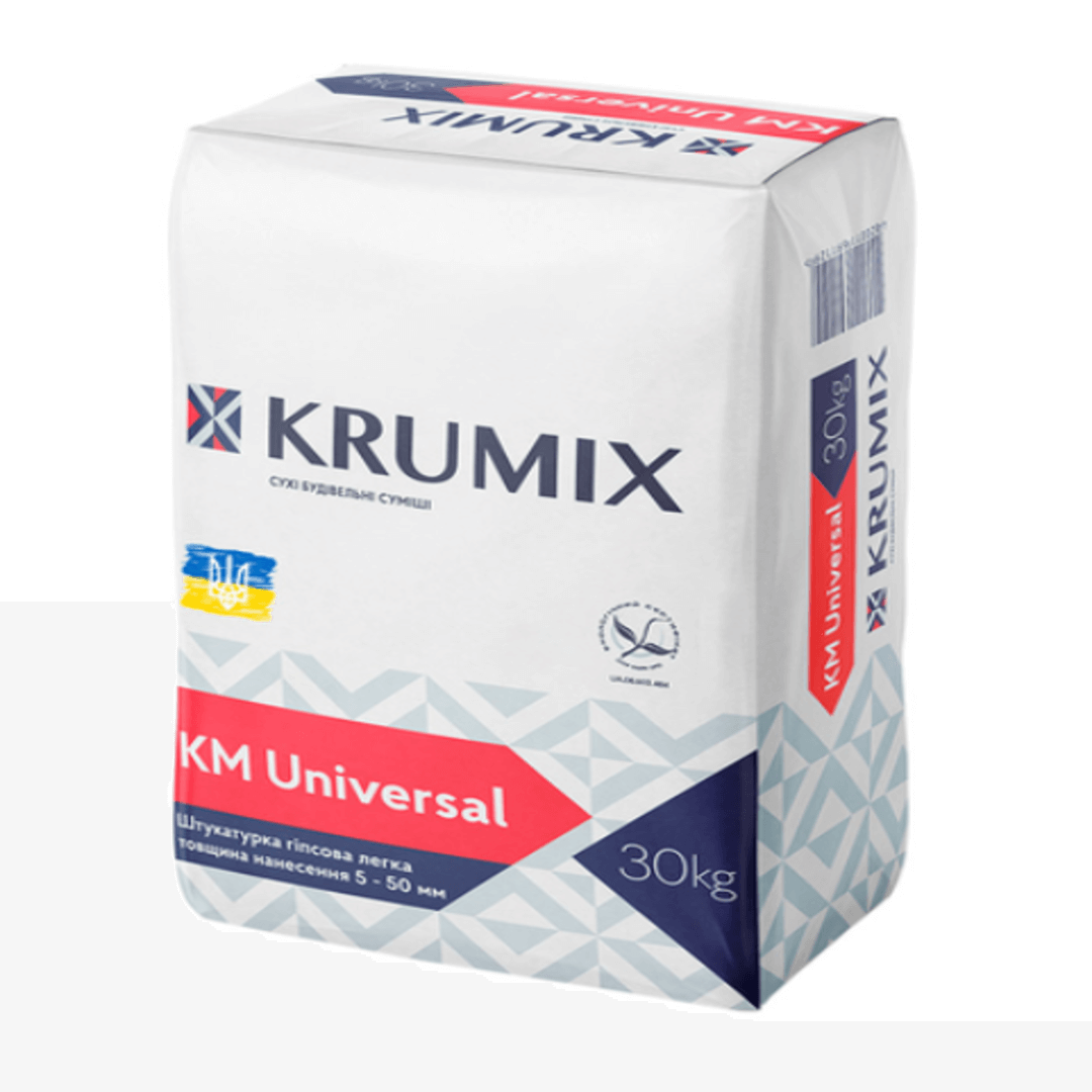 Шпаклівка Krumix Універсал 30 кг пал=40шт