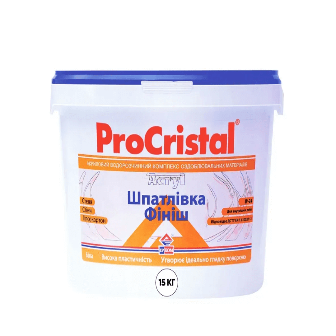 Шпаклівка ProCristal Фініш 15кг