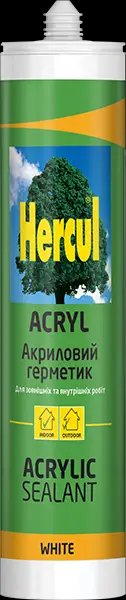 Герметик акрил. універсальний білий Hercul 280 мл