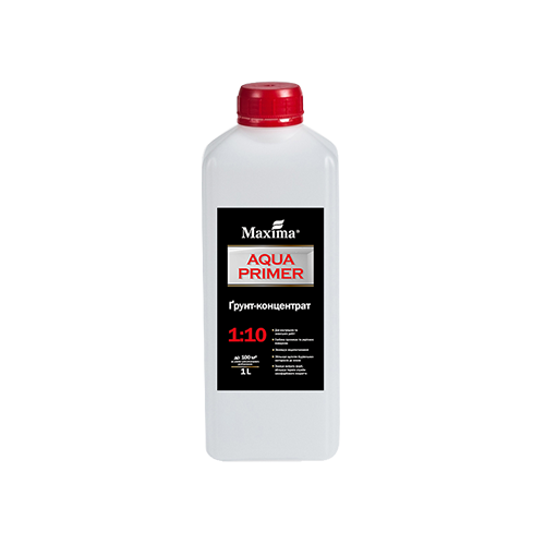 Грунт концентрат 1:10 Aqua Primer TM Maxima 1л