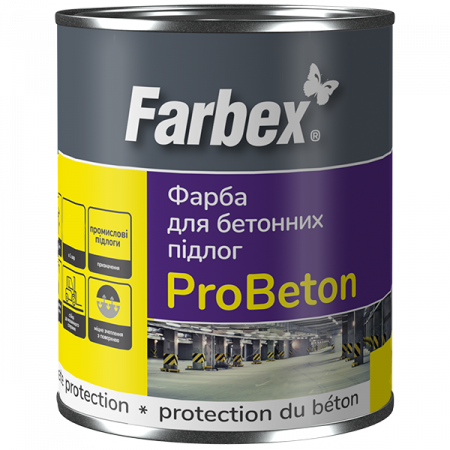 Фарба для бетонних підлог ProBeton ТМ'Farbex' біла 2,8кг